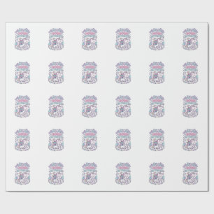 Papel De Regalo Cuerno de Aventura de Unicornio Activado Gráfico P