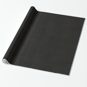 Papel De Regalo Cuero negro