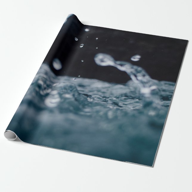 PAPEL DE REGALO CUERPO DE AGUA TRANQUILO (Desenrollado)