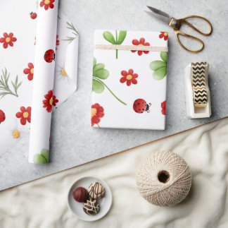 Papel De Regalo Cuidada Jardín pequeño chichón bebé ducha