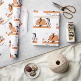 Papel De Regalo Cuidada Personalizado Calabaza Pingüino Funny Hall