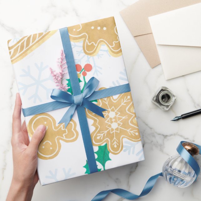 Papel De Regalo Cuidados Navidades festivos coloridos (Regalar)