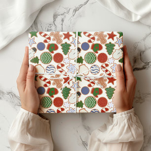 Papel De Regalo Cuidados Navidades Personalizados coloridos