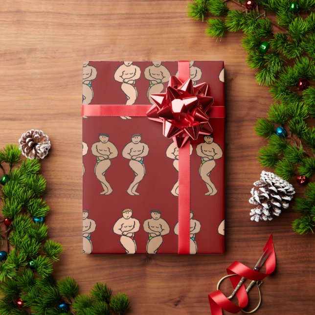 Papel De Regalo Culturismo (Regalo de vacaciones)