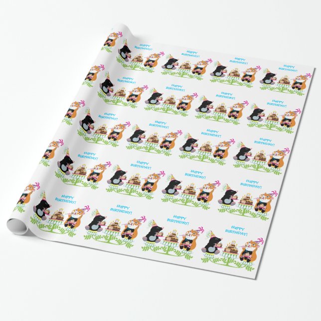 Papel De Regalo cumpleaños (Desenrollado)