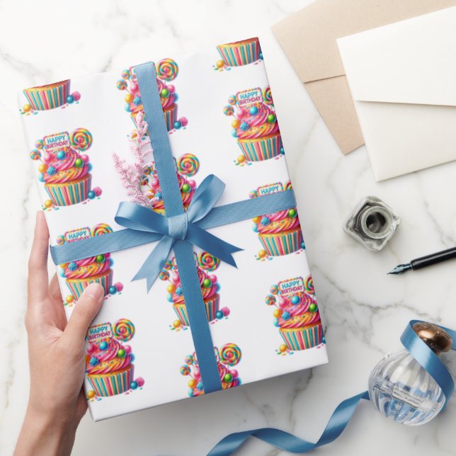 Papel De Regalo Cumpleaños  (Regalar)