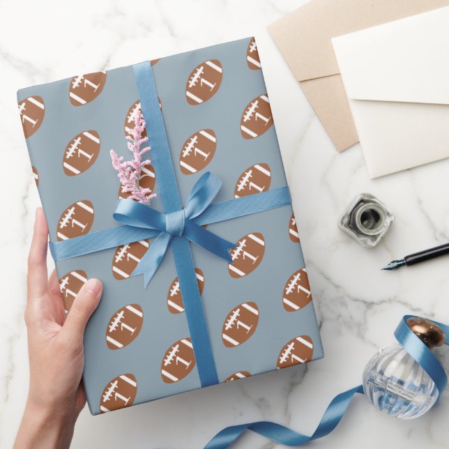 Papel De Regalo Cumpleaños 1º Fútbol (Regalar)