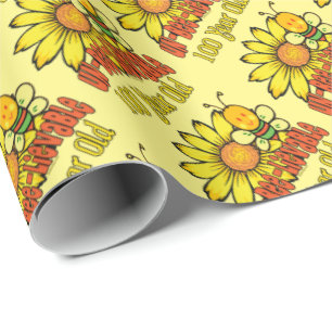 Papel De Regalo Cumpleaños 100 - Increíble con 100 años