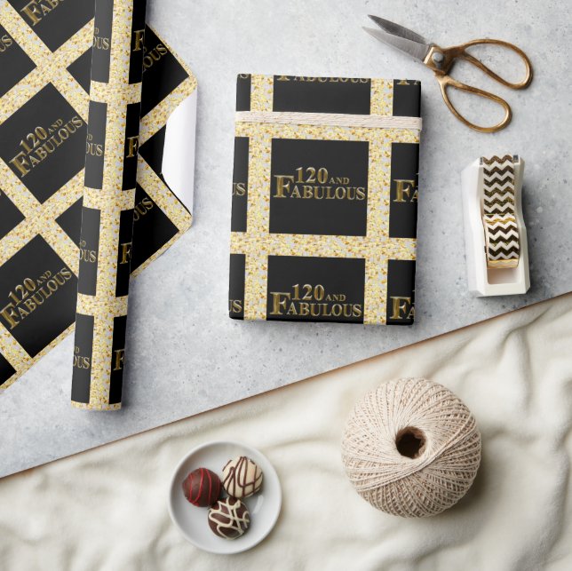 Papel De Regalo Cumpleaños 120 (Artesanía)