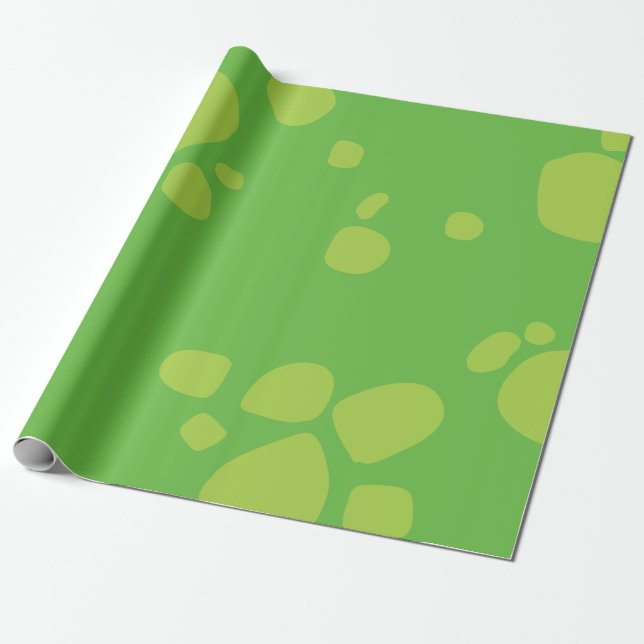 Papel de Regalo Cumpleaños 1 Dinosaurio Adorable (Desenrollado)