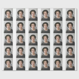 Papel De Regalo cumpleaños 20 añadir nombre foto fecha hombre azul
