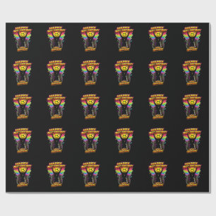 Papel De Regalo Cumpleaños 50 viejo raver de la escena escocesa de