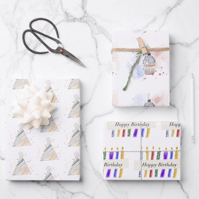 Papel de regalo | Cumpleaños | Ajuste de regalo (Subido por el creador)