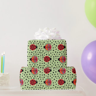 Papel De Regalo Cumpleaños Autista Ladybug Neurodiversidad