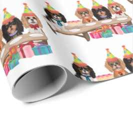 Papel De Regalo Cumpleaños Cavalier King Charles Spaniel