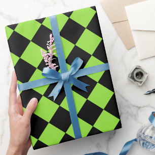 Papel De Regalo Cumpleaños con Texto Personalizado Halloween Negro