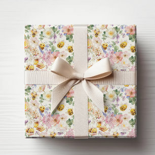 Papel De Regalo Cumpleaños de Abeja Linda