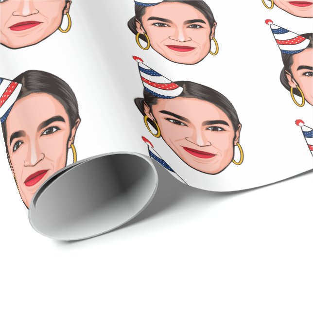 PAPEL DE REGALO CUMPLEAÑOS DE AOC (Esquina del rollo)