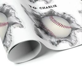 Papel De Regalo Cumpleaños de béisbol