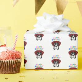 Papel De Regalo Cumpleaños de Boxer
