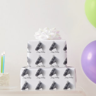 Papel De Regalo Cumpleaños de caballo