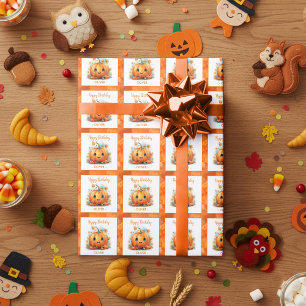 Papel De Regalo Cumpleaños de Calabacita Linda