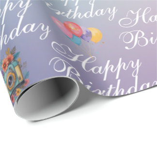 Papel De Regalo Cumpleaños de camarógrafos 