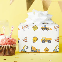 Papel De Regalo Cumpleaños de Construcción