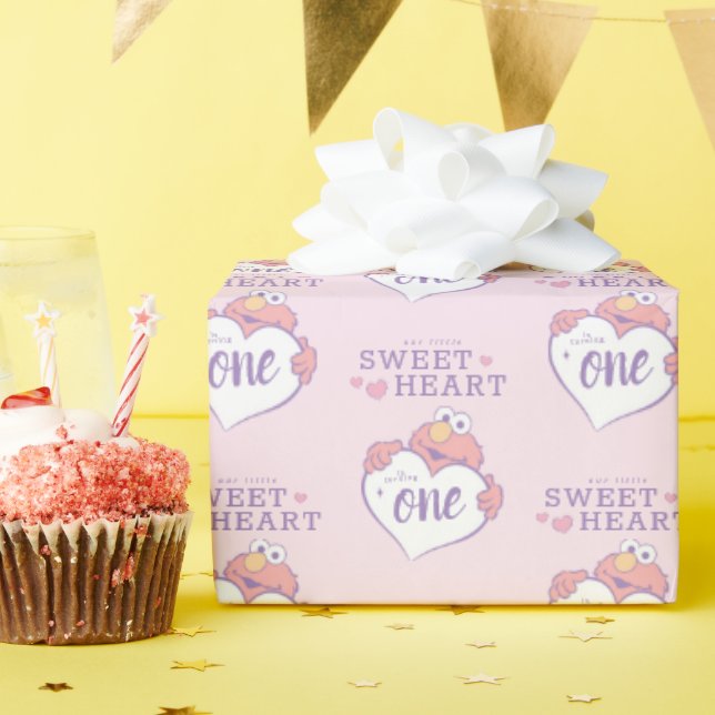 Papel De Regalo Cumpleaños de Elmo Sweetheart (Fiesta de cumpleaños )