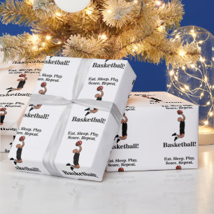 Papel De Regalo Cumpleaños de entrenador de jugador de deportes de