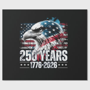 Papel De Regalo Cumpleaños de Estados Unidos Aniversario 250 Camis