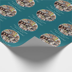 Papel De Regalo Cumpleaños de familia y cónyuge personalizada de 6