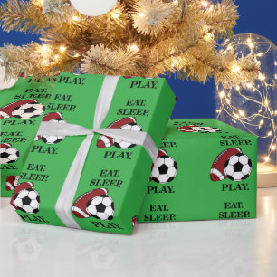 Papel De Regalo Cumpleaños de Fútbol Deportes