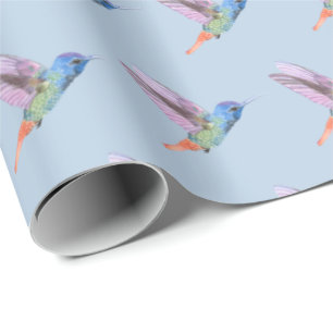 Papel De Regalo Cumpleaños de Hummingbird Envoltura de regalo de