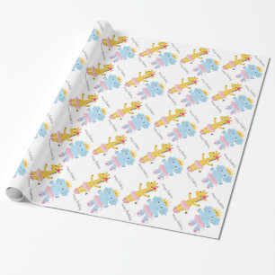 Papel De Regalo Cumpleaños de la bailarina del safari