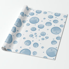 Papel De Regalo Cumpleaños de la burbuja acuarela