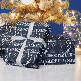 Papel De Regalo Cumpleaños de Lacrosse Player