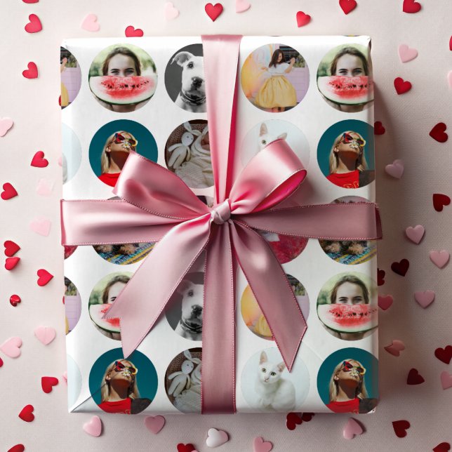 Papel De Regalo Cumpleaños de Moderno Photo Keepsake (Subido por el creador)