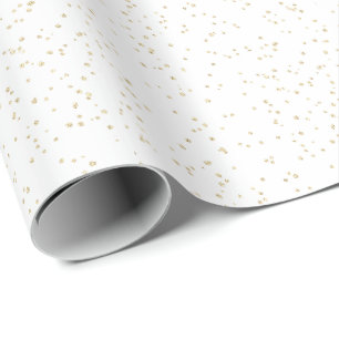 Papel De Regalo Cumpleaños de Niño Brillante Dorado