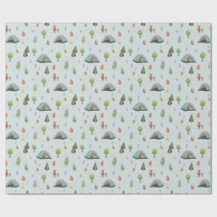 Papel De Regalo Cumpleaños de niños osos del bosque