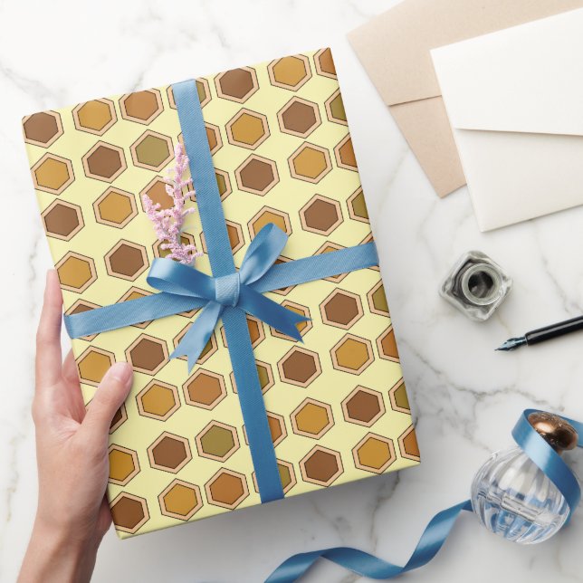 Papel De Regalo Cumpleaños de Panal Colorido (Regalar)