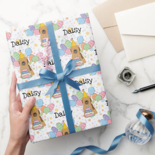 Papel De Regalo Cumpleaños de un perro terrible tibetano