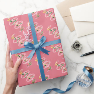 Papel De Regalo Cumpleaños de verano floral personalizado