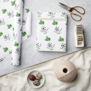 Papel De Regalo Cumpleaños del Fútbol Infantil