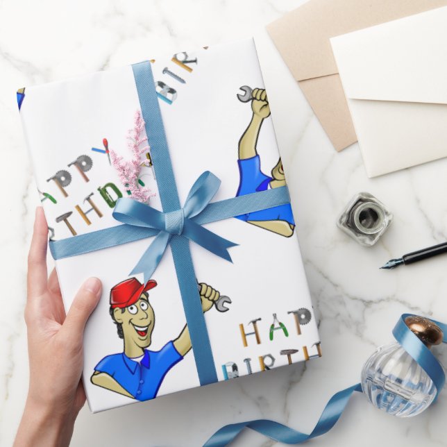 Papel De Regalo Cumpleaños del Ingeniero (Regalar)