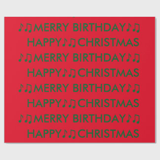 Papel De Regalo Cumpleaños del navidad