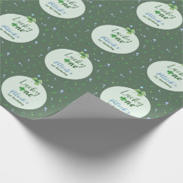 Papel De Regalo Cumpleaños del niño afortunado de San Patricio