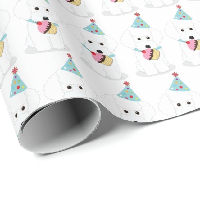 Papel De Regalo Cumpleaños del perro (Esquina del rollo)