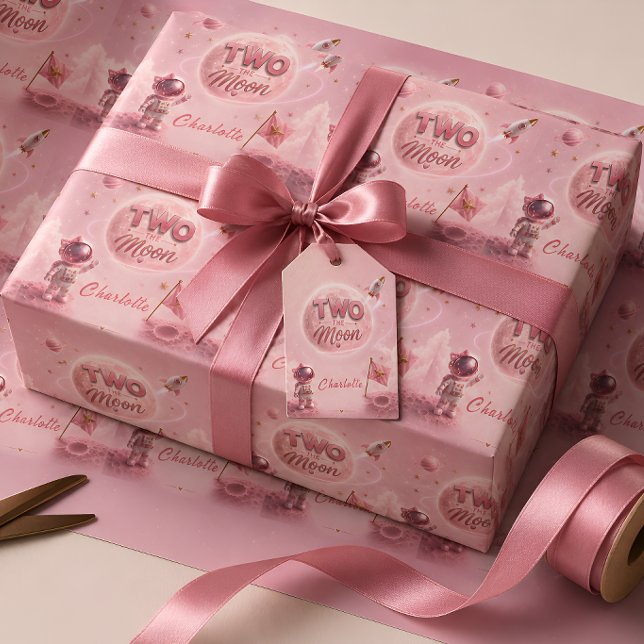Papel De Regalo Cumpleaños Dos a la Luna (Subido por el creador)