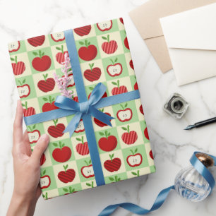 Papel De Regalo Cumpleaños Fiesta Country Chic Manzana Monísima pa